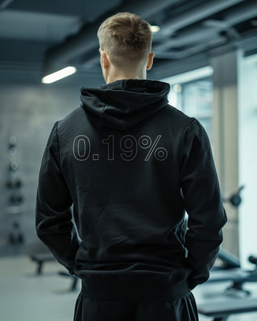 Sudadera 0.19% Outline Blanco