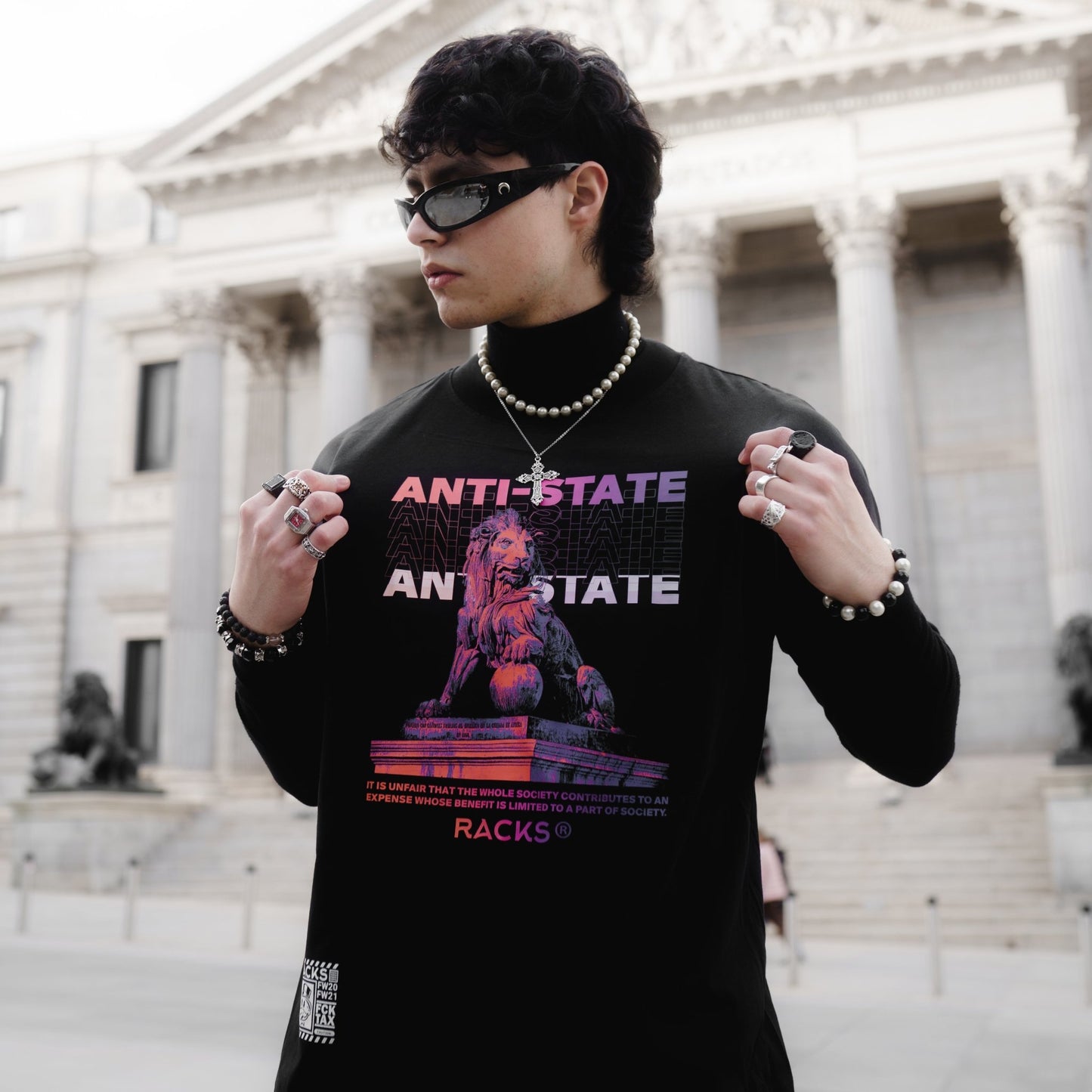 Camiseta Anti-state - Racksmafia