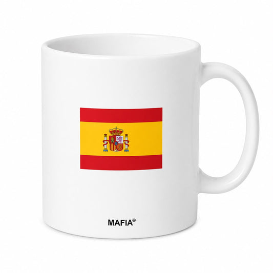 Taza de Cerámica "Make Spain Great Again" - Rojo y Blanco