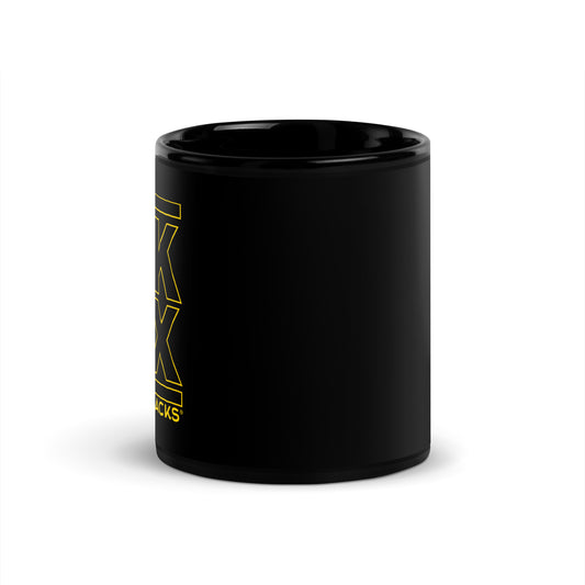 FCK TAX Outline yellow mug
