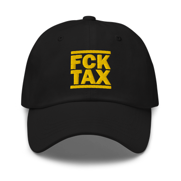 Gorra FCK TAX Bordado Amarillo