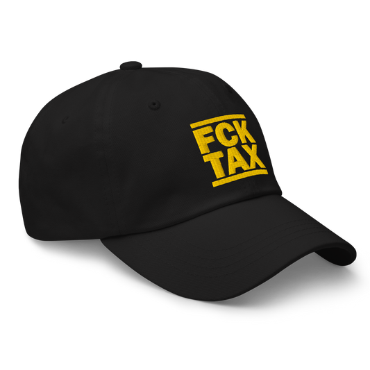 Gorra FCK TAX Bordado Amarillo