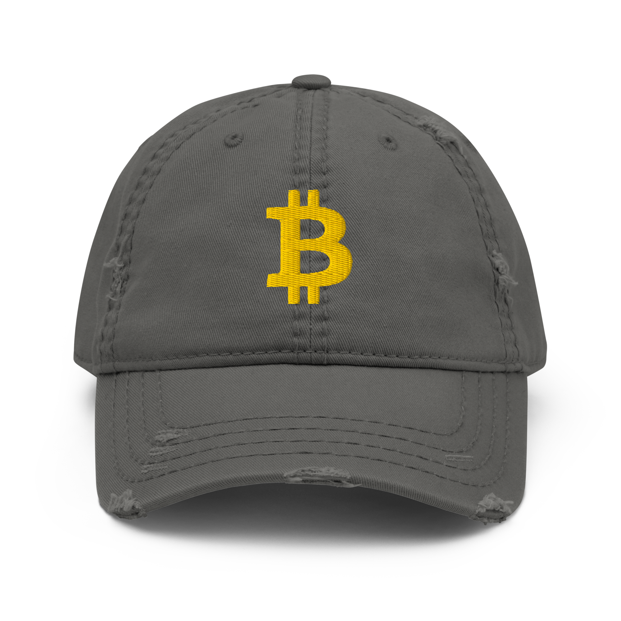 Gorra desgastada Bitcoin