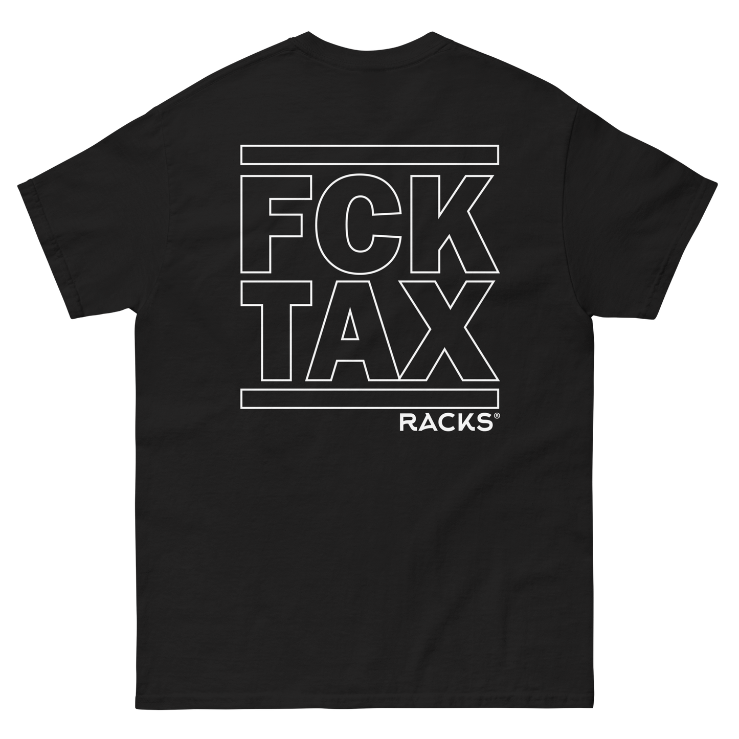 Camiseta FCK TAX Outline white