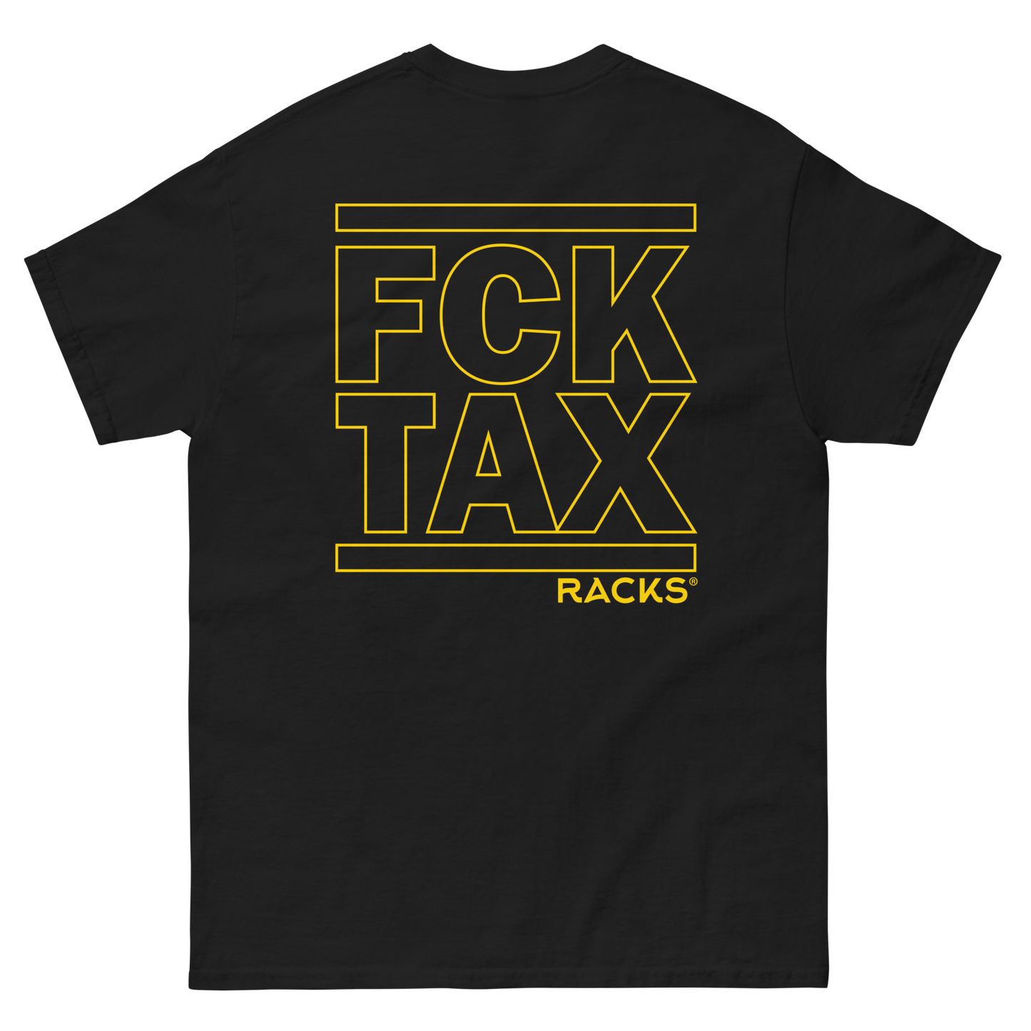 Camiseta FCK TAX Outline yellow